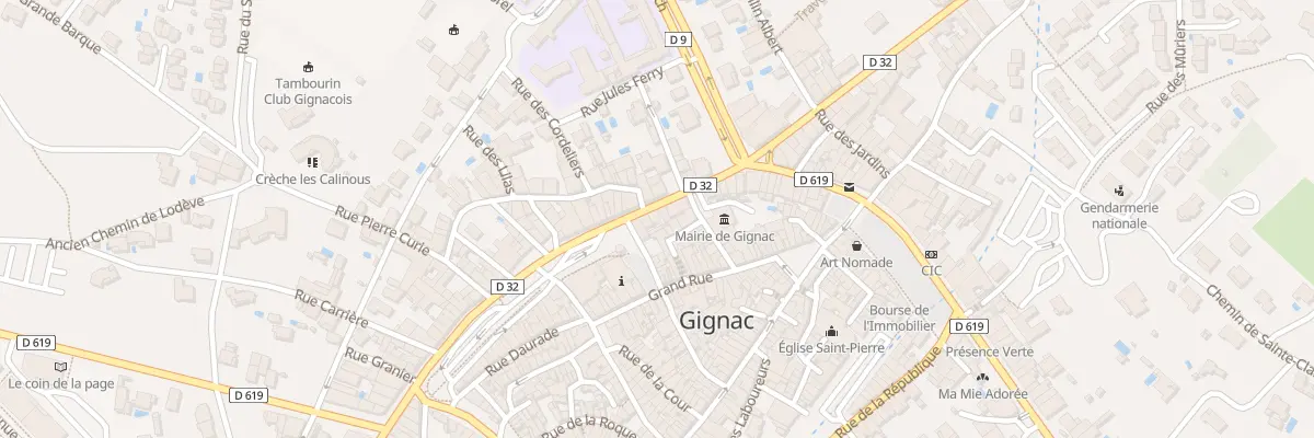 Plan du 35 Bd Saint-Louis à Gignac