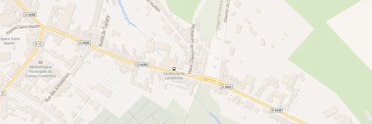 Plan du 5 Vieux Chemin de Landrecies au Cateau-Cambrésis