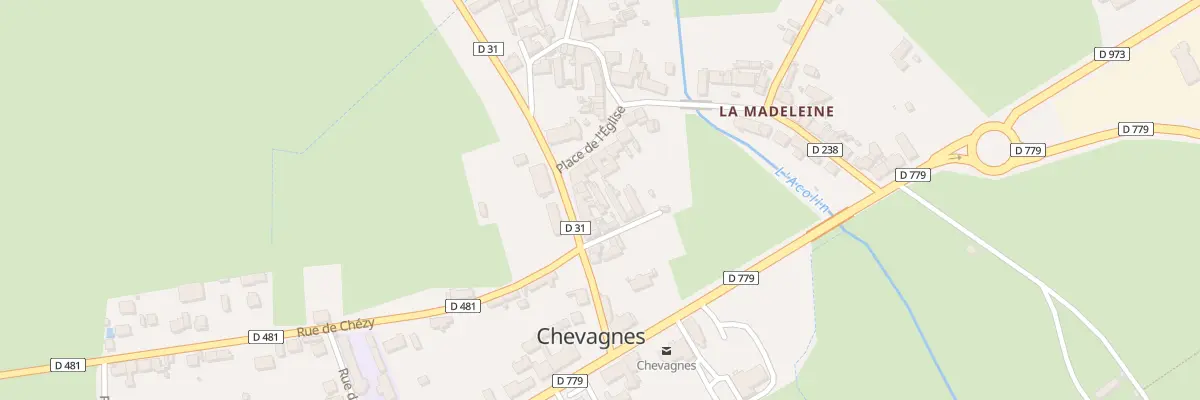 Plan du 10 Rue de l’Ancienne Poste à Chevagnes