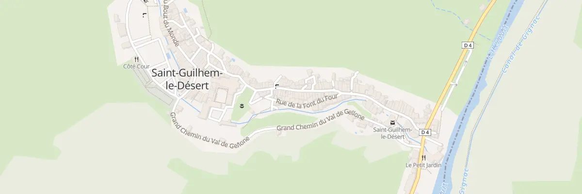 Plan du 5 Rue Chapelle des Penitents à Saint-Guilhem-le-Désert