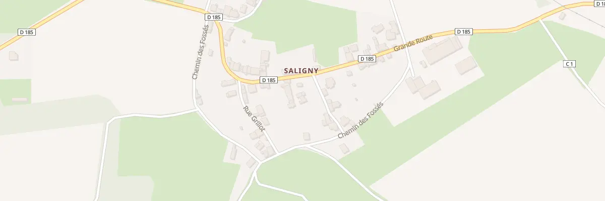 Plan du 125 Saligny à Amazy