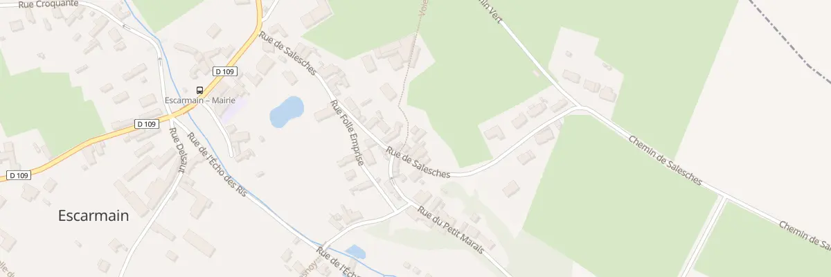 Plan du 41 Rue de Salesches à Escarmain