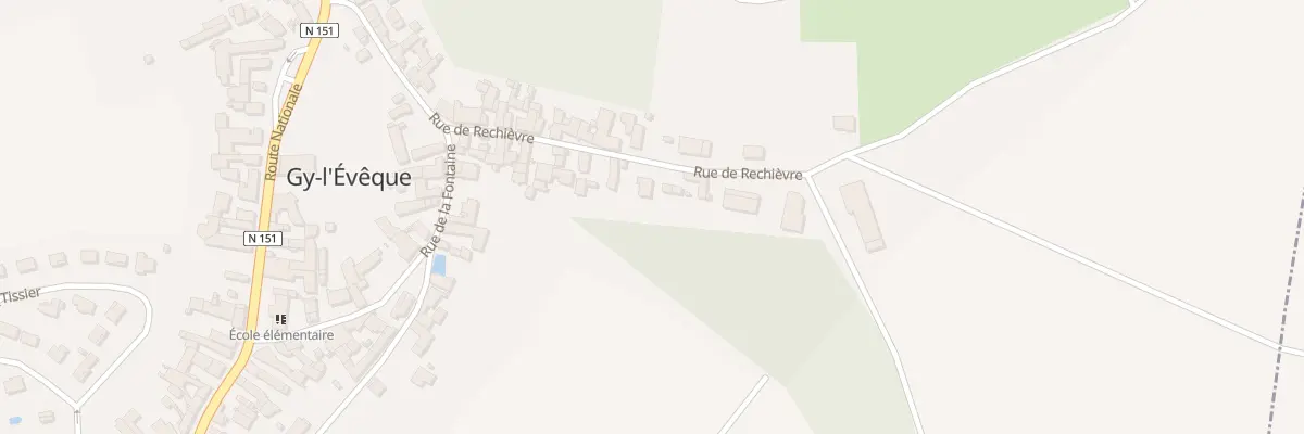 Plan du 20 Rue de Rechievre à Gy-l’Évêque