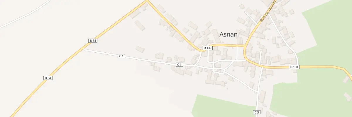 Plan du 8 Rue d’Hubans à Asnan