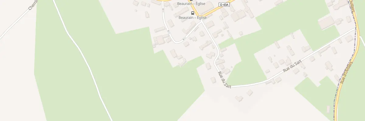 Plan du 3 Rue du Presbytère à Beaurain