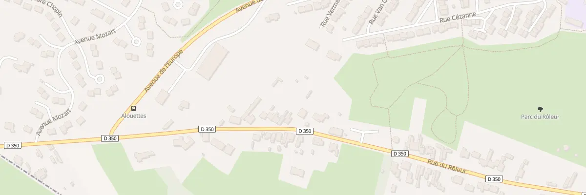 Plan du 633 Rue du Rôleur à Saint-Saulve
