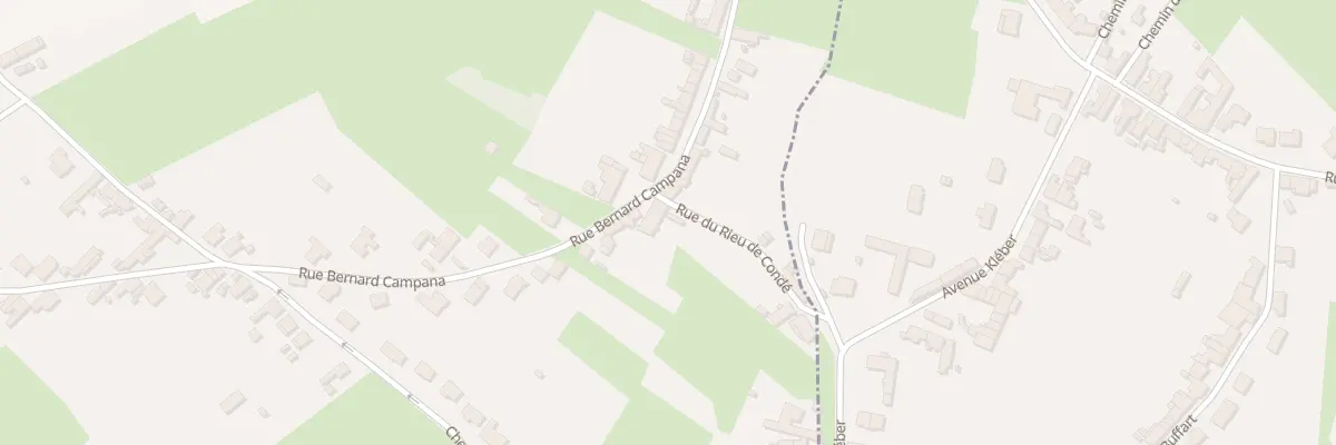 Plan du 28 Rue Bernard Campana à Hergnies