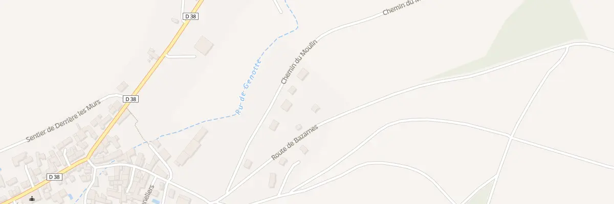 Plan du 5 Rte de Bazarnes à Charentenay
