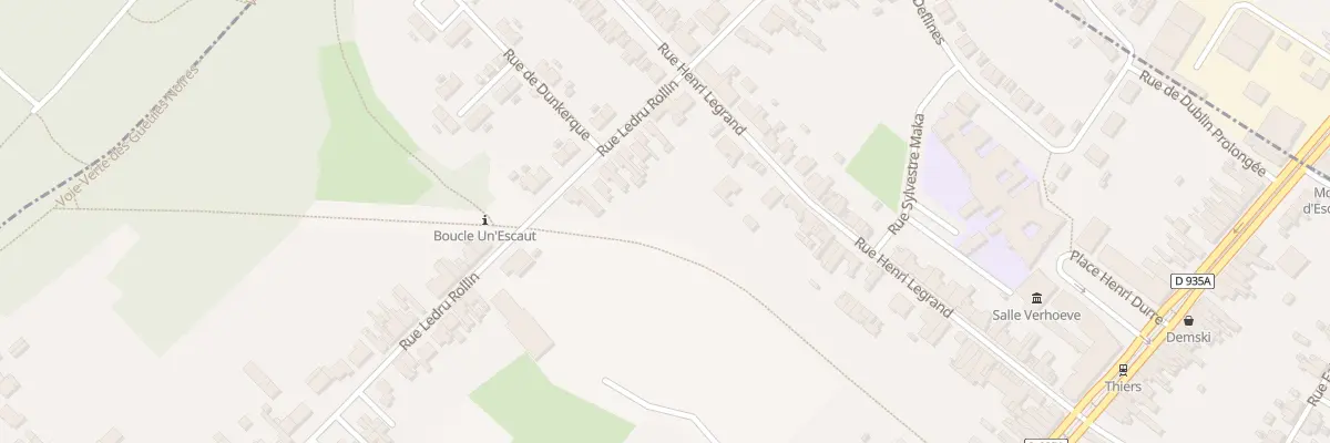 Plan du 431 Rue Ledru Rollin à Bruay-sur-l’Escaut