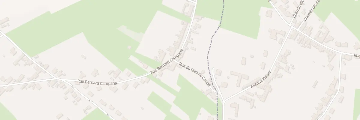Plan du 32 Rue Bernard Campana à Hergnies