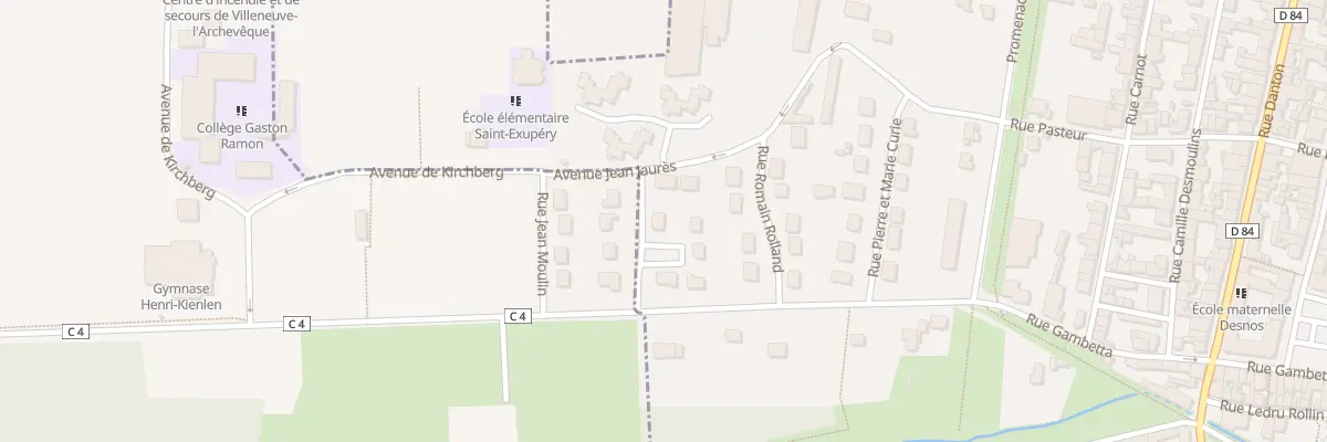 Plan du 5600 Rue Robert Vigreux à Villeneuve-l’Archevêque