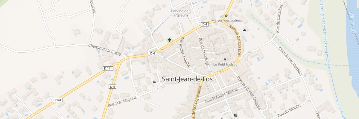 Plan du 20 Rue du Caminol à Saint-Jean-de-Fos