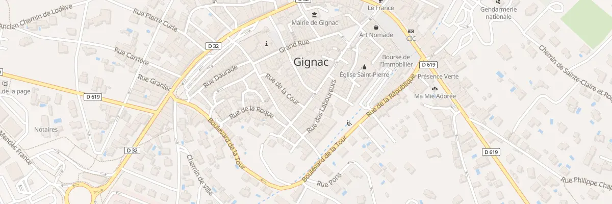 Plan du 40 Rue Saint Michel à Gignac