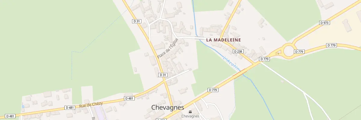 Plan du 5 Pl de l’Eglise à Chevagnes