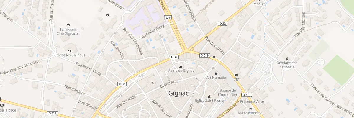 Plan du 27 Bd Saint-Louis à Gignac