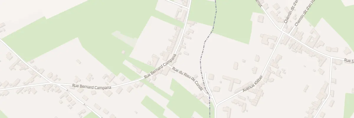 Plan du 34 Rue Bernard Campana à Hergnies