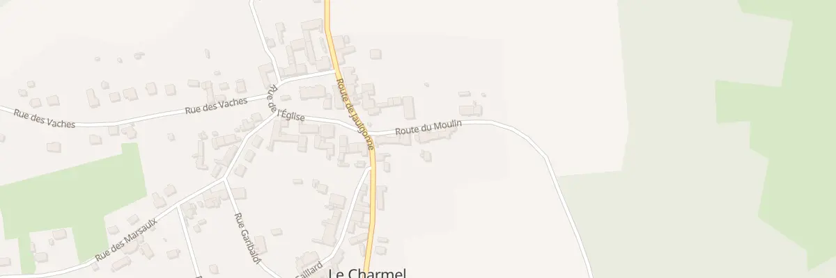 Plan du 4 Rte du Moulin au Charmel
