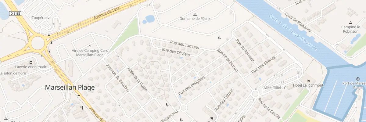 Plan du 5 Imp de l’Estivant à Marseillan