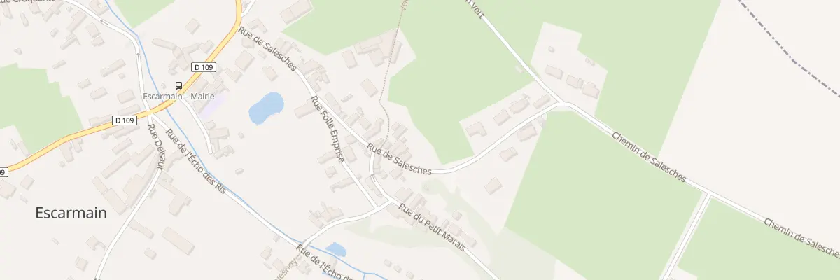 Plan du 43 Rue de Salesches à Escarmain