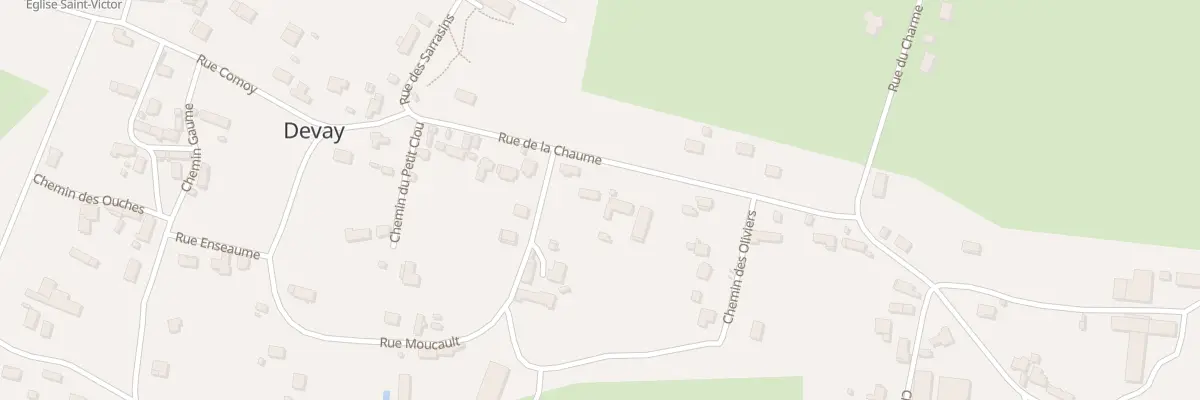 Plan du 14 Rue de la Chaume à Devay