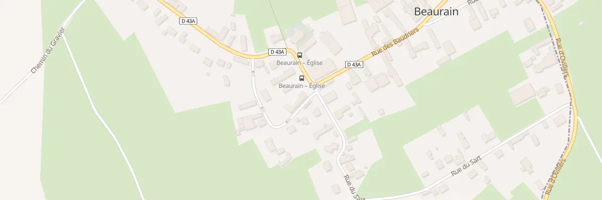 Plan du 1 Rue du Profond Sens à Beaurain
