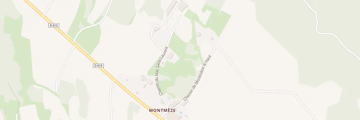 Plan du 186 Che du Mas Saint Laurent à Mèze