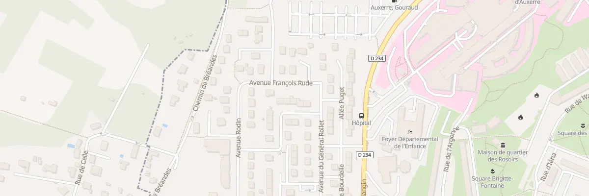 Plan du 6 Rue Gabriel à Auxerre