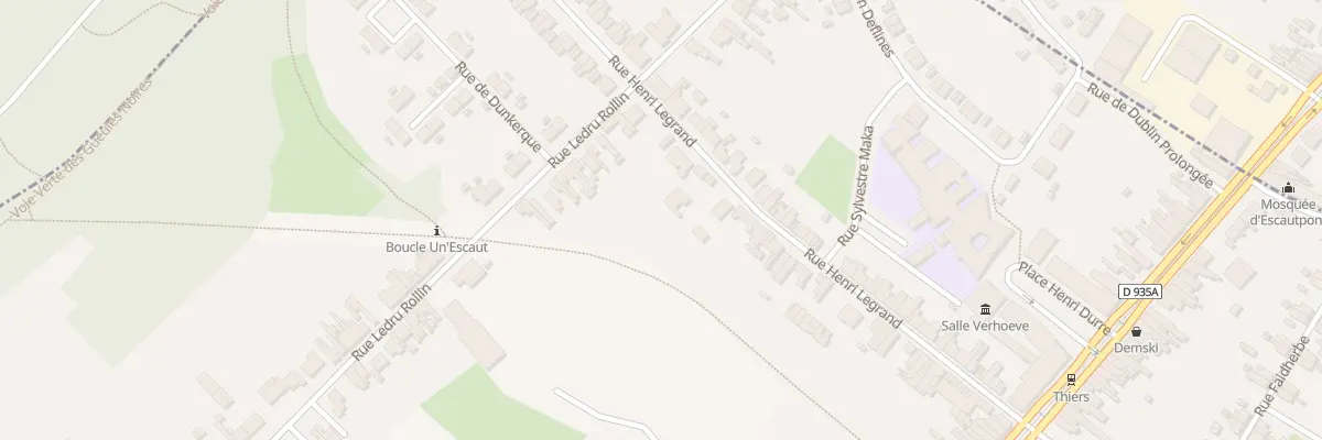 Plan du 439 Rue Ledru Rollin à Bruay-sur-l’Escaut