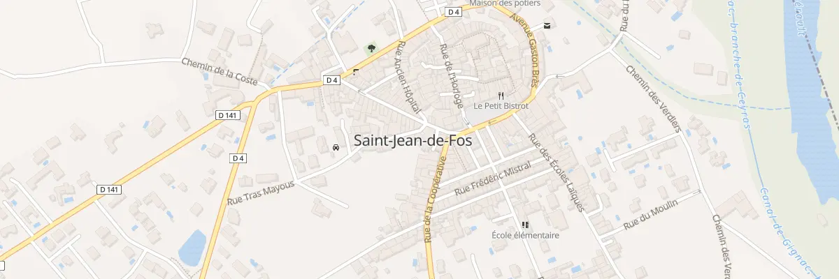 Plan du 1 Rue Tras Mayous à Saint-Jean-de-Fos