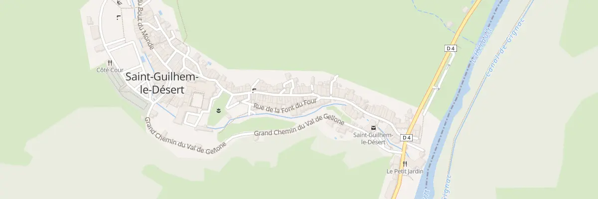 Plan du 5137 Le Village à Saint-Guilhem-le-Désert