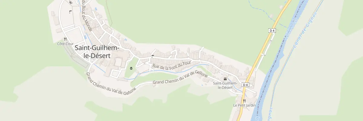 Plan du 5138 Rue de la Font du Four à Saint-Guilhem-le-Désert