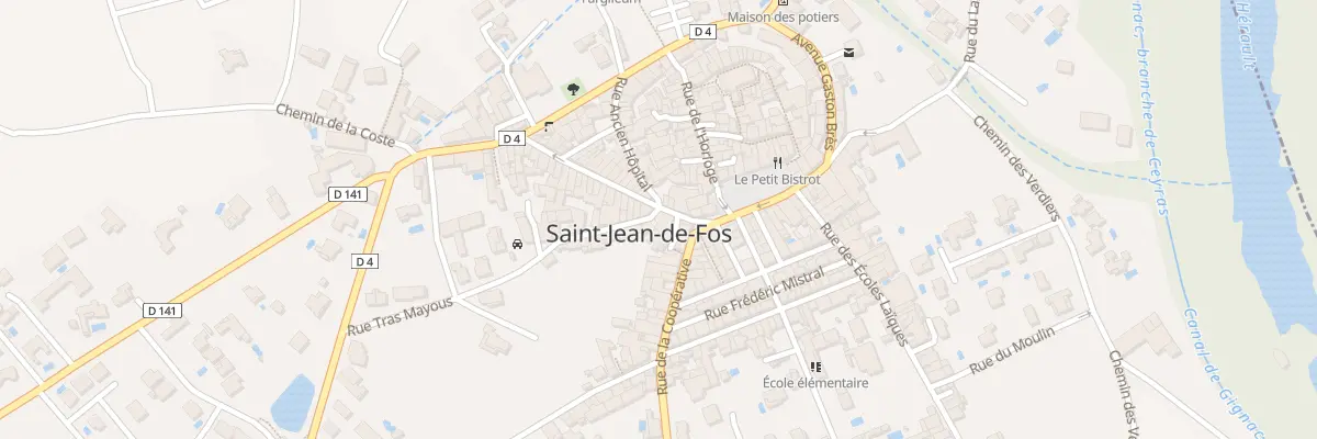 Plan du 5 Rue du Caminol à Saint-Jean-de-Fos
