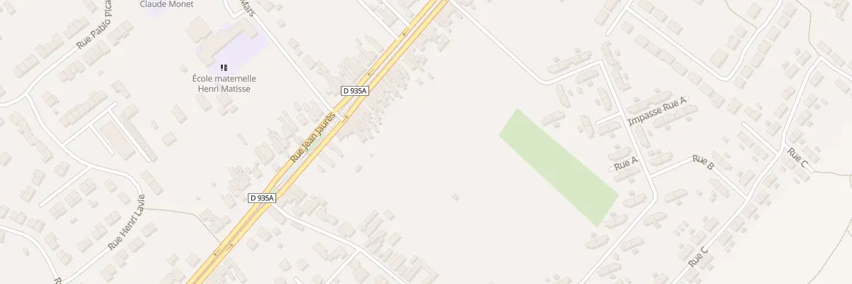 Plan du 671 Rue Jean Jaurès à Bruay-sur-l’Escaut