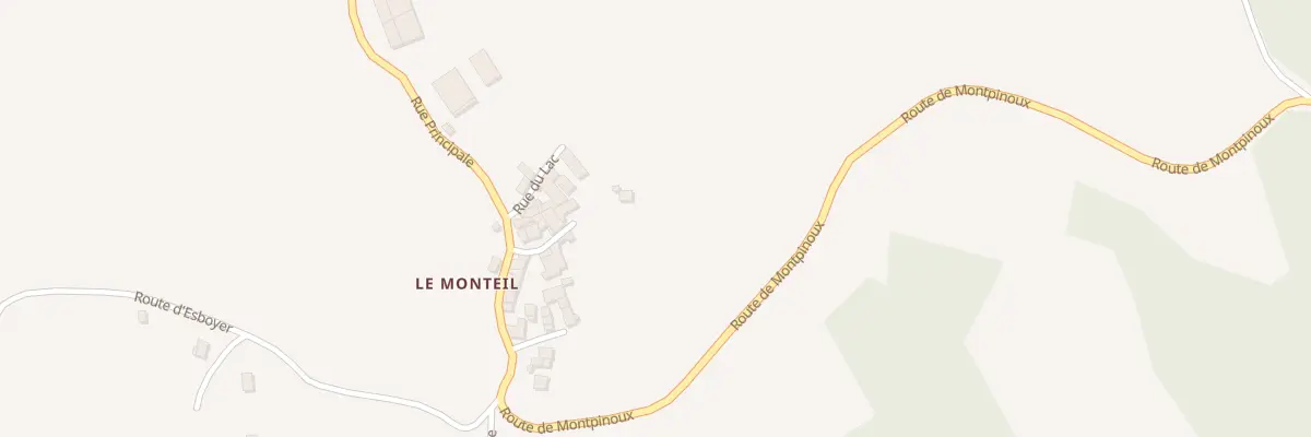 Plan du 5147A Le Monteil à Mazerat-Aurouze