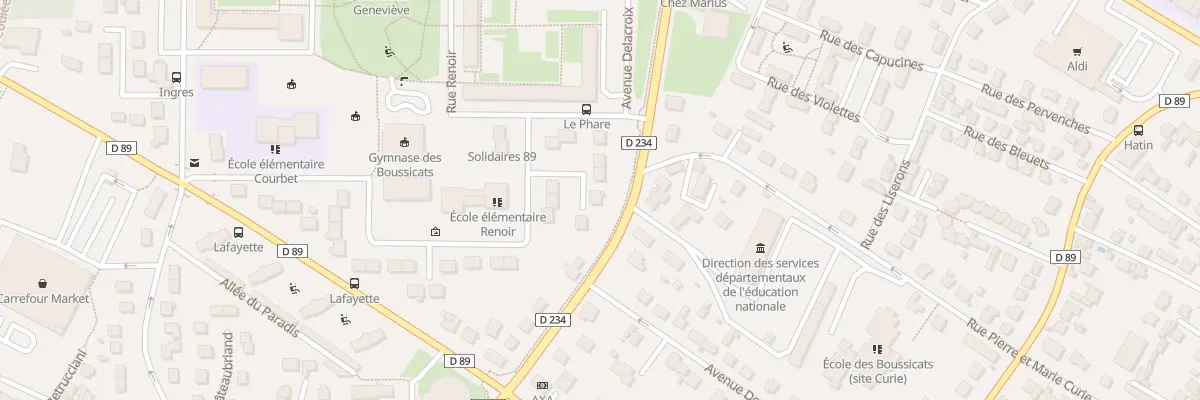 Plan du 3C Av Courbet à Auxerre