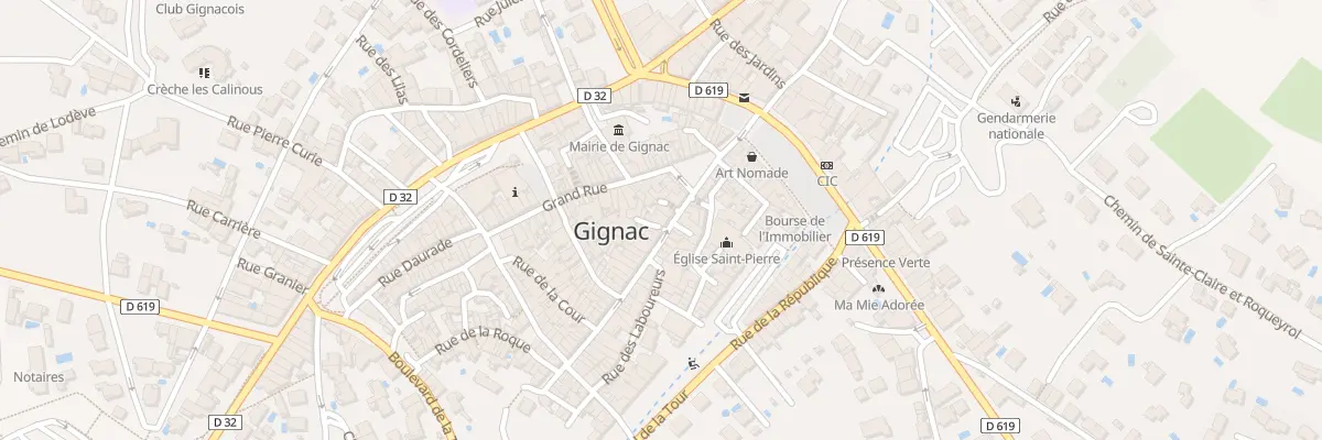 Plan du 6 Rue Saint Michel à Gignac
