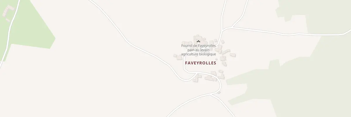 Plan du 5002 Faveyrolles à Chassagnes