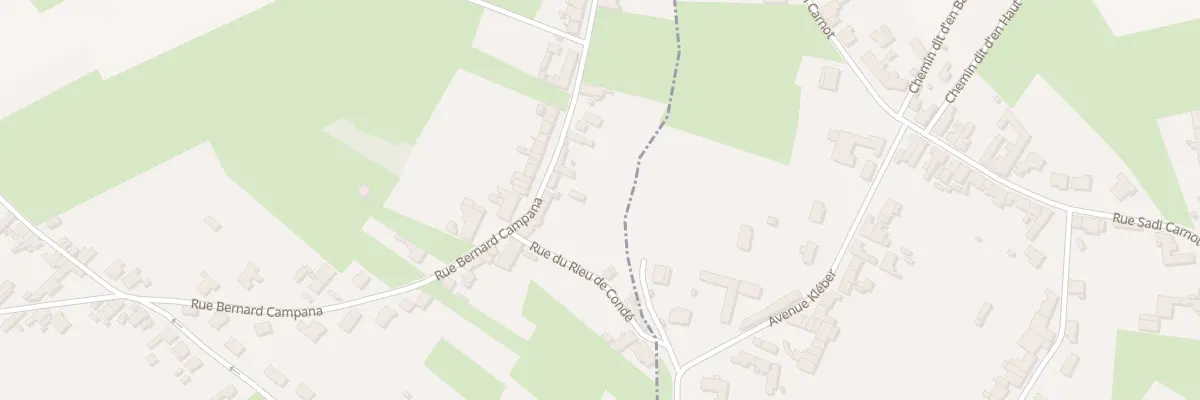 Plan du 38 Rue Bernard Campana à Hergnies