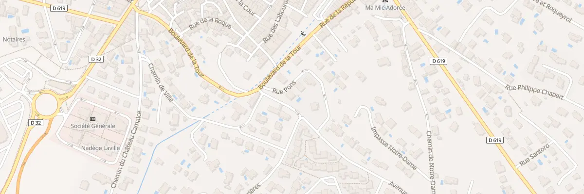Plan du 2 Rue Pons à Gignac