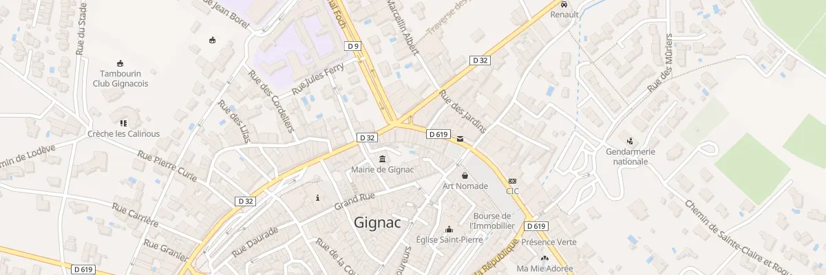 Plan du 13 Bd Saint-Louis à Gignac