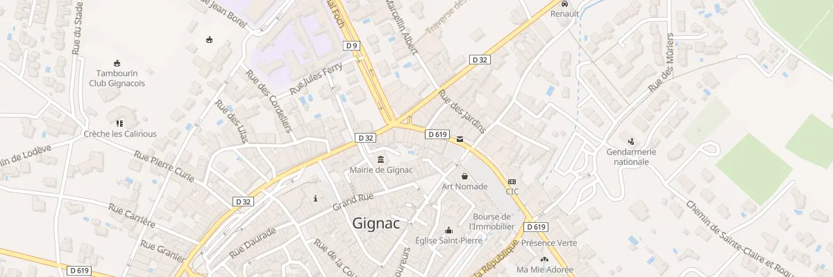 Plan du 11 Bd Saint-Louis à Gignac