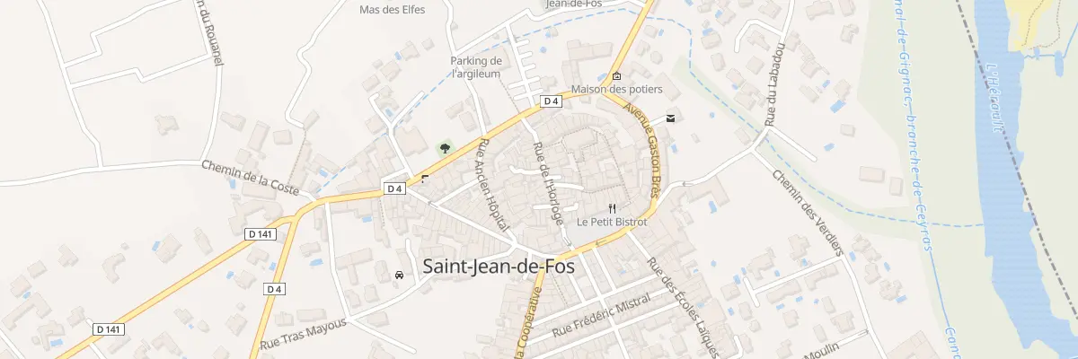 Plan du 11 Rue de l’Horloge à Saint-Jean-de-Fos