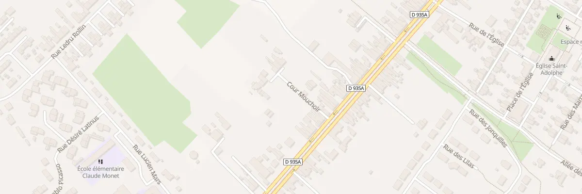 Plan du 600 Rue Jean Jaurès à Bruay-sur-l’Escaut