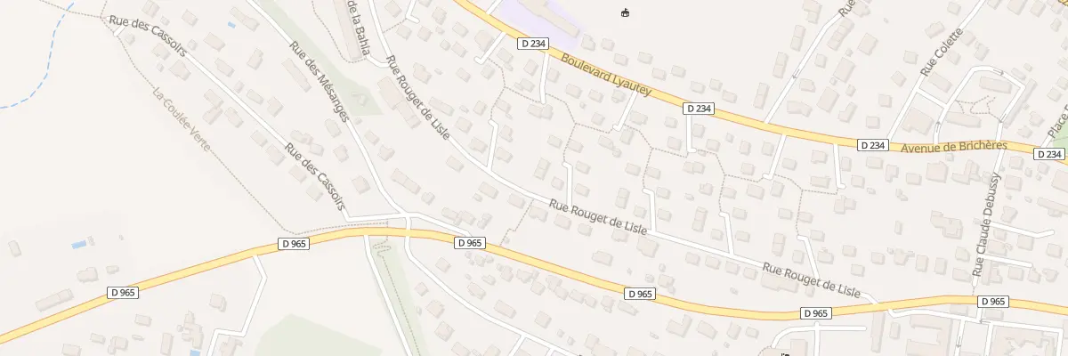 Plan du 28 Rue Rouget de l’Isle à Auxerre
