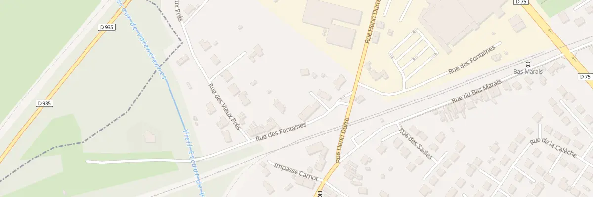 Plan du 9B Rue des Fontaines à Saint-Saulve