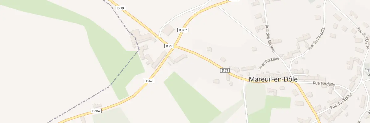 Plan du 1 Rue du Muzon à Mareuil-en-Dôle