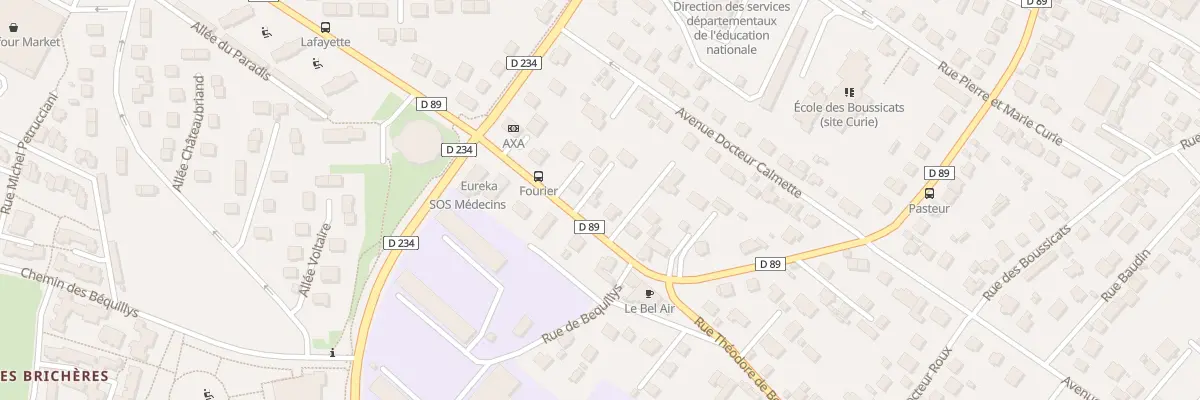 Plan du 58 Av de Saint Georges à Augy