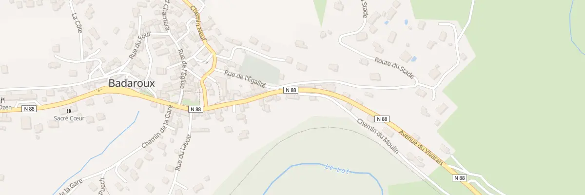 Plan du 34 Av Jean-Antoine Chaptal à Badaroux