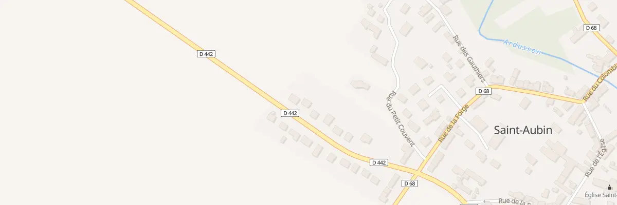 Plan du 12 Rte de Nogent à Saint-Aubin