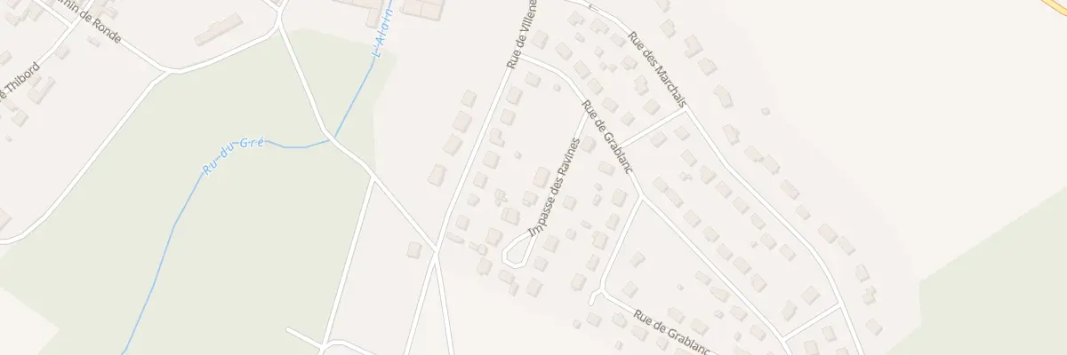 Plan du 8 Imp des Ravines à Courgenay